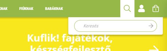 weboldali kereső a játék rendelésnék